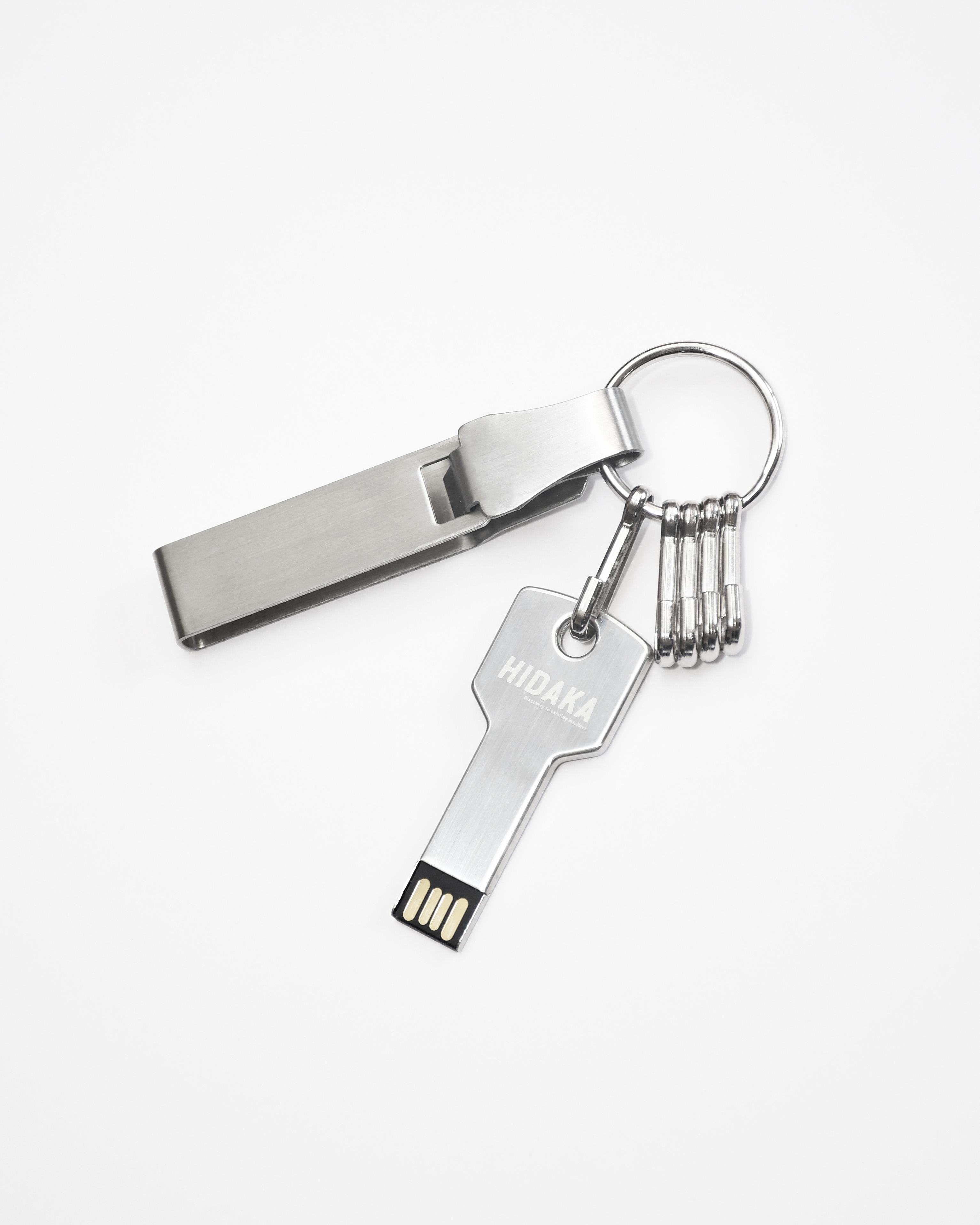 t/wo / HIDAKA ヒダカ “USB KEY RING” USBキーリング
